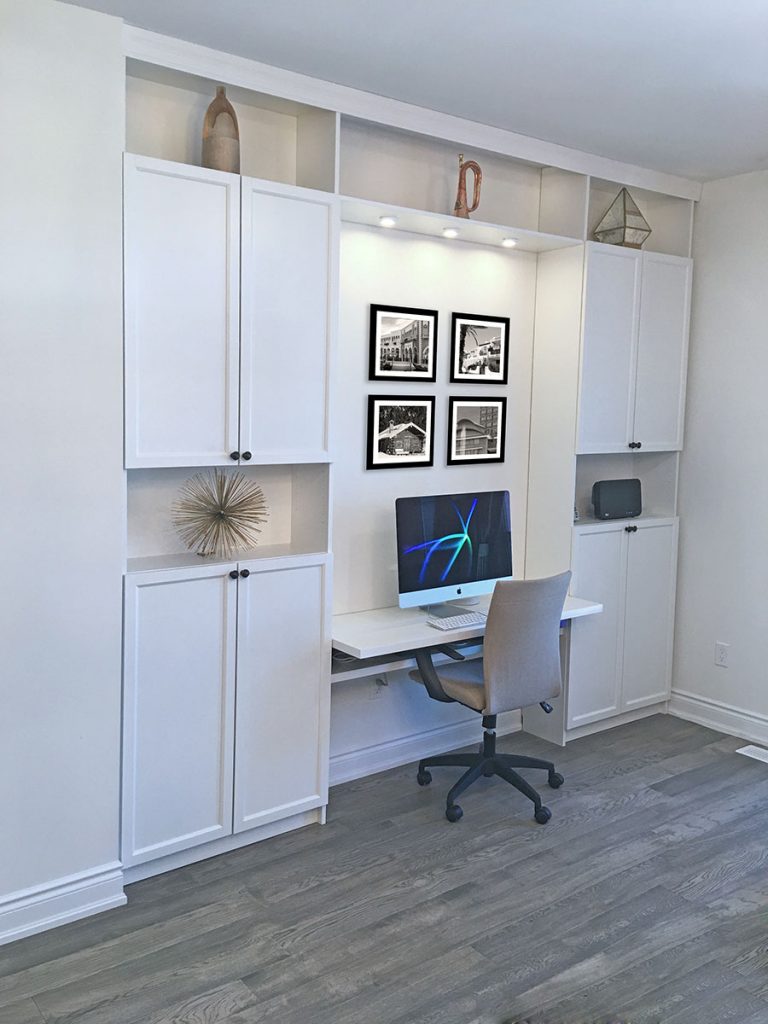 Desk Ikea Billy Bookcase, Ikea Bookcase With Built In Desktop