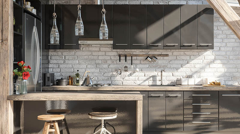 rustic industrial decor