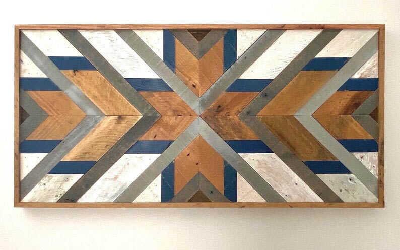 Geometric Wood Wall Art Wood-decor