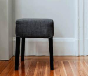diy reupholstery - bar-stool