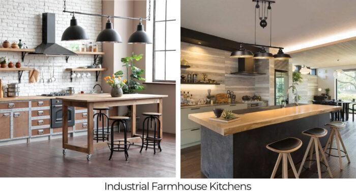 Industrial Farmhouse Kitchens